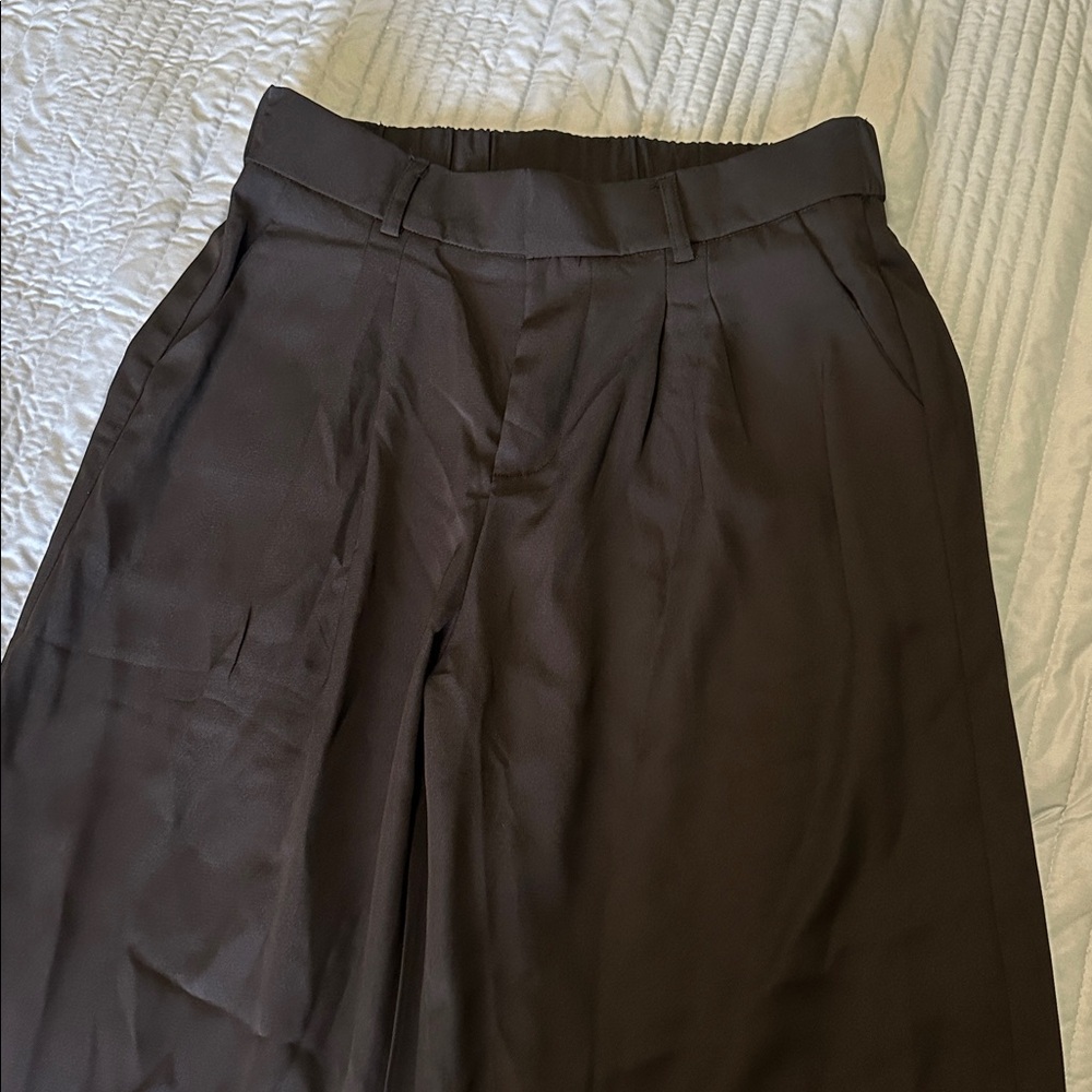 Wide Leg Black Pants